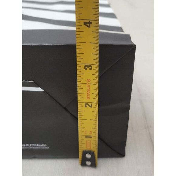 🖤🤍 SEPHORA Empty Black White Striped Paper Shopping Gift Bag with Tissues - Picture 2 of 9